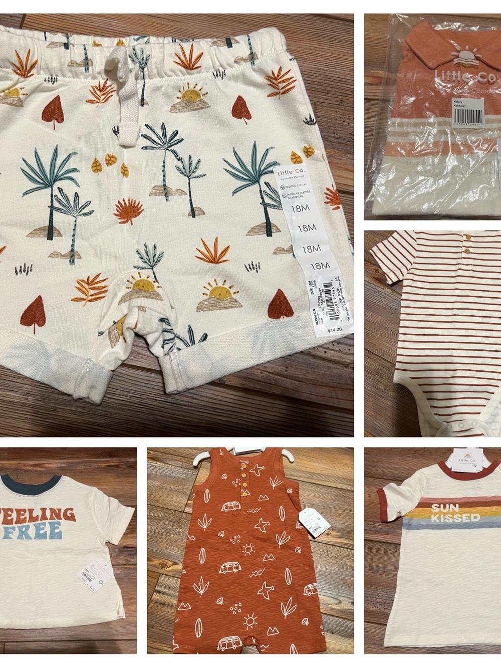 NWT Lot of Little Co baby clothing 18-24mo
